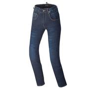Merlin Peyton Aramide Ladies Motorcycle Jeans, bleu foncé, Taille M