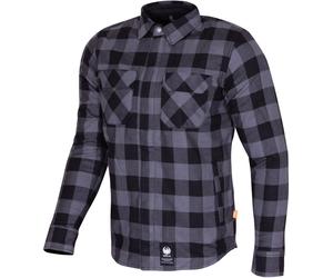 Merlin Sherbrook D30 Chemise de moto monocouche, noir-gris, taille L pour homme