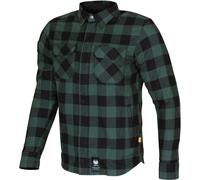 Merlin Sherbrook D30 Chemise de moto monocouche, noir-vert, taille 2XL pour homme