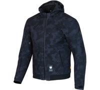 Merlin Torque D3O imperméable Moto Zip Hoodie, noir-multicolore, taille 3XL pour homme