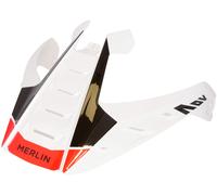 Merlin Torres Adventure Casque Peak, blanc-rouge pour homme