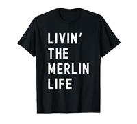 Merlin Vivant la Vie de Merlin Nom Amusant T-Shirt Graphique avec Valeur
