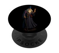 Merlin Wizard, Sorcier of Camelot, Avalon Magic Legend PopSockets PopGrip Adhésif
