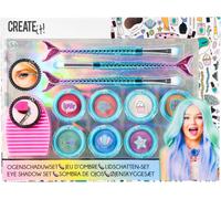 Mermaid Brush And Shimmer Eye Shadow Set-11 Pieces Set De Fards À Paupières Sirène Pour Enfant Fille Dès 6 Ans-84143,84143,Multicolore