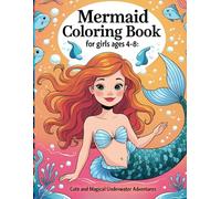 Mermaid Coloring Book for Girls 4-8 Years: A Magical Underwater Coloring Adventure for Little Girls