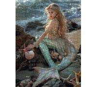 Mermaid Coquillage Puzzle 5000 Pieces, Puzzle Adulte 5000, Impossible Classique Jigsaw, Familial Puzzles Jeu de, Jigsaws en Bois, pour Jeu Éducatif Défi, Décoration Murale Cadeau FNKL5-65