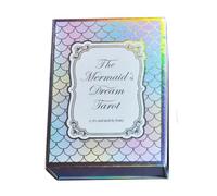 Mermaid Dream Tower - 78 Cartes, Jeu De Société De Divination, Oracle Deck | Jeu De Cartes De Tarot Portables pour Débutants, Outil De Divertissement D'exploration Spirituelle pour Femmes Et Hommes