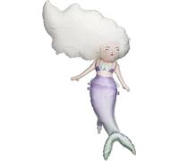 Mermaid Foil Balloon 72x52 cm - Décoration de fête magique, joyeux mélange de couleurs pour pimenter votre célébration !