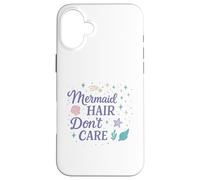 Mermaid Hair Don't Care Pastel Coque pour iPhone 16 Plus