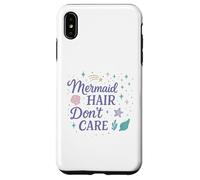 Mermaid Hair Don't Care Pastel Coque pour iPhone XS Max