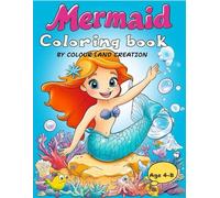 Mermaid Magic: “A Fun and Easy Under the Sea Coloring Book with Cute Mermaids, Ocean Animals, and Magical Scenes for Kids Ages 4-8”