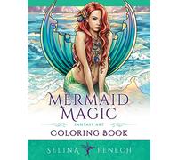 Mermaid Magic Fantasy Art Coloring Book