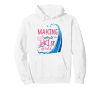 Mermaid Making Waves in 1st Grade Girls Back to School Day Sweat à Capuche