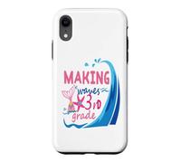 Mermaid Making Waves in 3rd Grade Girls Back to School Day Coque pour iPhone XR