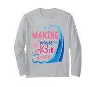 Mermaid Making Waves in 3rd Grade Girls Back to School Day Manche Longue