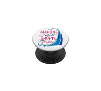 Mermaid Making Waves in 4th Grade Girls Back to School Day PopSockets PopGrip Adhésif