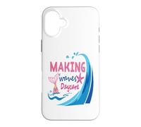 Mermaid Making Waves in Daycare First Day of Day Care School Coque pour iPhone 16 Plus