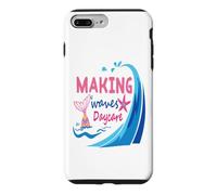 Mermaid Making Waves in Daycare First Day of Day Care School Coque pour iPhone 7 Plus/8 Plus