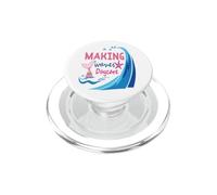 Mermaid Making Waves in Daycare First Day of Day Care School PopSockets PopGrip pour MagSafe