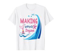 Mermaid Making Waves in Daycare First Day of Day Care School T-Shirt