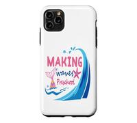 Mermaid Making Waves in Preschool First Day of Pre K School Coque pour iPhone 11 Pro Max