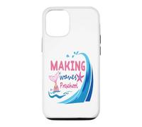 Mermaid Making Waves in Preschool First Day of Pre K School Coque pour iPhone 12/12 Pro