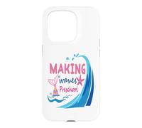 Mermaid Making Waves in Preschool First Day of Pre K School Coque pour iPhone 15 Pro