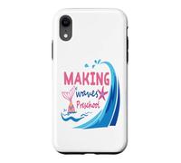 Mermaid Making Waves in Preschool First Day of Pre K School Coque pour iPhone XR