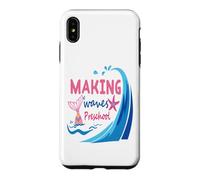 Mermaid Making Waves in Preschool First Day of Pre K School Coque pour iPhone XS Max
