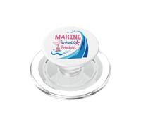 Mermaid Making Waves in Preschool First Day of Pre K School PopSockets PopGrip pour MagSafe