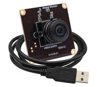 Mermaid Module de caméra USB 1200P 90 fps avec obturateur global, objectif fisheye ultra grand angle M12 (200 degrés), AR0234 à mouvement lent UVC, Plug and Play pour Windows, Linux, Android et Mac