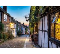 Mermaid Street, Rye Puzzle de 1000 pièces, monuments britanniques, respectueux de l'environnement, cadeau pour adultes et familles