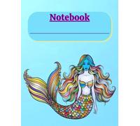 Mermaid Theme Notebook For Girls, Kids, Students & Teens - 8.5x11 inch | 150 Wide Ruled Pages | Matte Finish Cover | Fantasy Theme Stationery: ... | Ideal for Composition Writing, Journaling