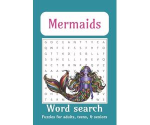 Mermaid Word Search Puzzle Book: Word Searches with Easy to Read Print about Mermaids ,Mythical creatures ,Mermaid Princess, and More | 6x9 inches, ... Gift for Vacations, Holidays, and Free Times