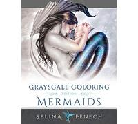 Mermaids Grayscale Coloring Edition