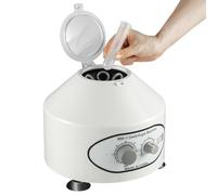 Mermajestic Centrifuge de laboratoire, 4000 tr/min, petite centrifugeuse électrique de table avec minuterie 0-60 min, boîtier ABS, 20 ml x 6 centrifuges de laboratoire pour analyse sanguine