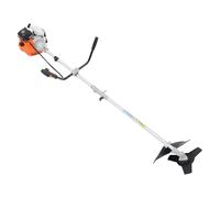Mermajestic Débroussailleuse à essence de 42,7 cm³ avec 3 têtes de coupe | Débroussailleuse 3 en 1 à essence et coupe-bordure, puissance de 1,25 kW, réservoir de 1,25 l, poignée en forme de U