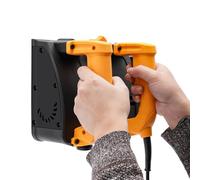 Mermajestic Fraise à béton électrique 1200 W, 1000-4000 tr/min, fraiseuse portable avec 26 lames, profondeur de brossage 1-4 mm, largeur 15 cm, raboteuse murale, profondeur