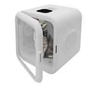 Mermajestic Pet Dryer Séchoir automatique pour animaux de compagnie 800 W pour chats et petits chiens - Boîte silencieuse avec fonction de contrôle de la température et réglage de la minuterie - 22-45