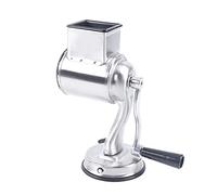 Mermajestic Râpe à Carottes avec manivelle pour légumes avec 5 lames de tambour interchangeables en acier inoxydable - Moulin manuel à tambour rapide - Idéal pour concombres, fromage et noix