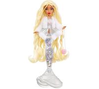 Mermaze Mermaidz - Gwen - Poupée Mannequin Sirène 34cm - Change de Couleur dans l'eau - Winter Waves