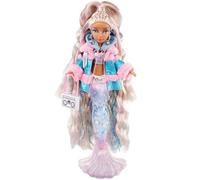 Mermaze Mermaidz - Kishiko - Poupée Mannequin Sirène 34cm - Change de Couleur dans l'eau - Winter Waves