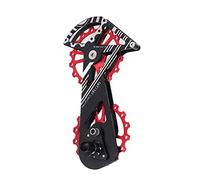 MEROCA - roue de guidage de dérailleur arrière de vélo de route, en alliage d'aluminium 16T, roue de guidage de poulie pour série 6800 (série 6800 rouge)