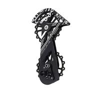 MEROCA - roue de guidage de dérailleur arrière de vélo de route, en alliage d'aluminium 16T, roue de guidage de poulie (série 6800 noir)