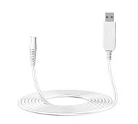 MEROM Câble d'alimentation USB 12 V pour épilateur femme compatible avec Braun Silk-épil 9 Flex