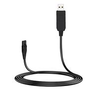 MEROM Câble d'alimentation USB 15 V compatible avec les rasoirs Philips HQ8505 9000 7000 5000 3000 Series Multigroom Pro All-in-One Grooming Trimmer Precision Bodygroom Câble d'alimentation Chargeur