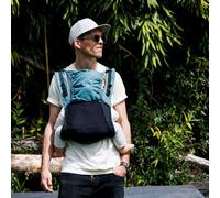 MeroMero Onsen Onbuhimo - Porte-bébé randonnée Silver Pine / Black Taille unique