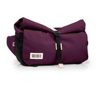 MeroMero - Piha Bag 4-6 - Sac banane - 4-6 l - aubergine / cream leather