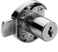 Meroni Cylindre Verrouillage 30 mm, Nickel, Serrure à Clé, Rectangulaire, Résidentiel et Professionnel