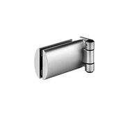 MERONI SERRATURE Lot de 2 charnières porte verre - finition chrome mat (us26d)